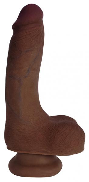 Home Grown Cock 7 Inches Chocolate Brown Dildo