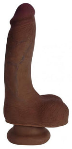 Home Grown Cock 7 Inches Chocolate Brown Dildo