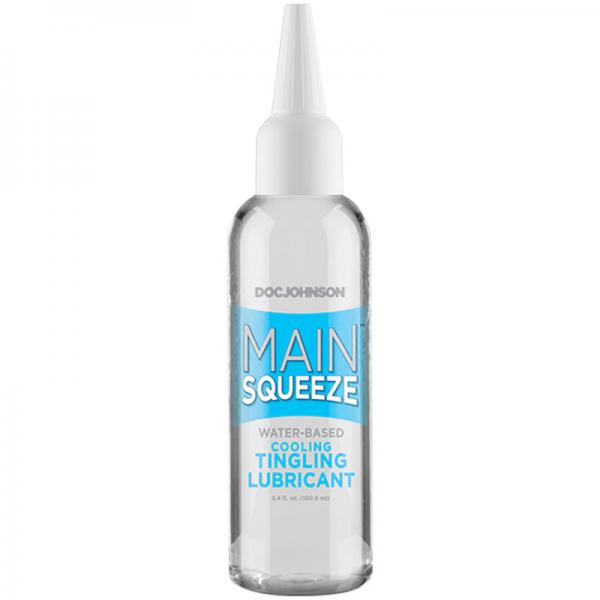 Main Squeeze Water Based Lubricant 3.4 Fluid Ounces