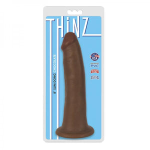 Thinz 8 Inches Slim Dong Chocolate Brown
