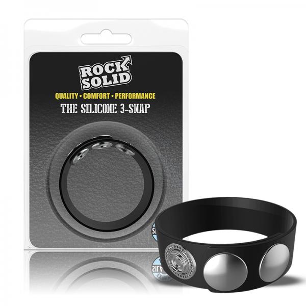 Rock Solid The Silicone 3 Snap Black