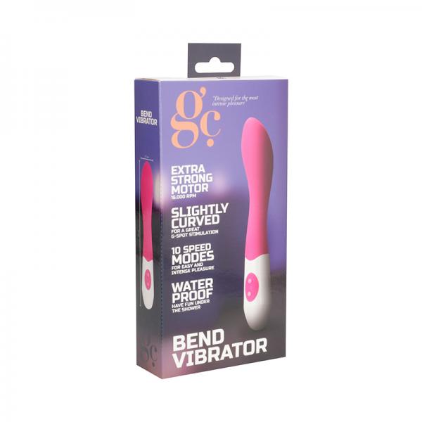 Gc Bend Vibrator Pink