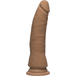 The D Slim Thin D 7 Inches Ultraskyn Brown Dildo