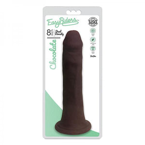 Easy Riders 8 Inches Dual Density Dildo Brown