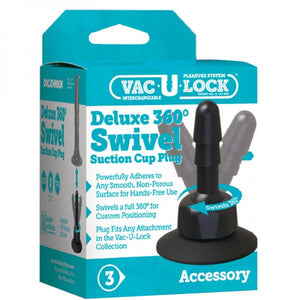 Vac U Lock Deluxe 360 Degree Swivel Suction Cup Plug