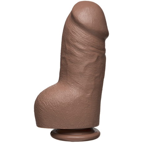 The D Fat D 8 Inches With Balls Firmskyn Tan Dildo