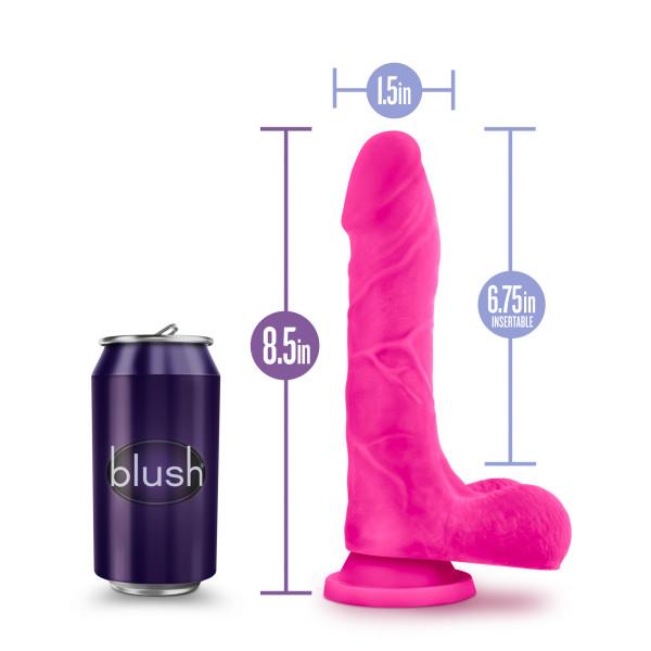 Au Natural Bold Thrill 8.5 Inches Dildo Pink