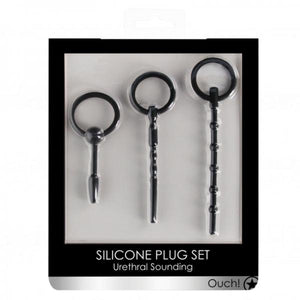 Urethral Sounding Plug Set Black