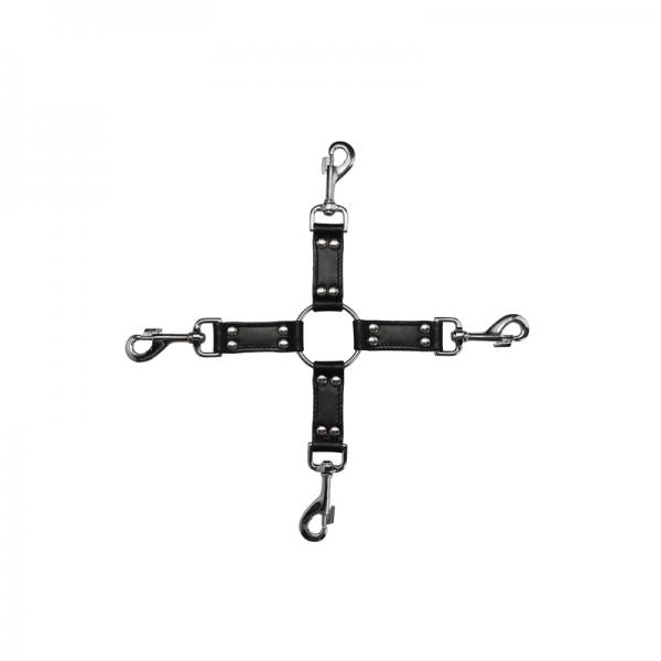 Ouch Pain 4way Hogtie Cross Black