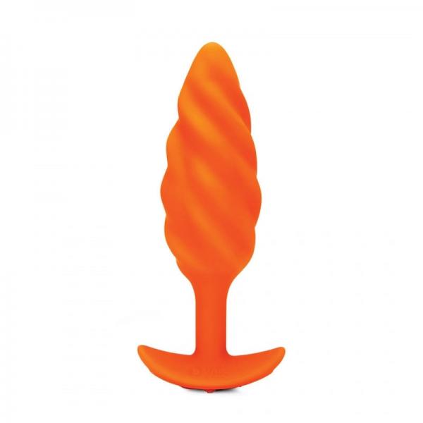 B Vibe Swirl Texture Plug Orange