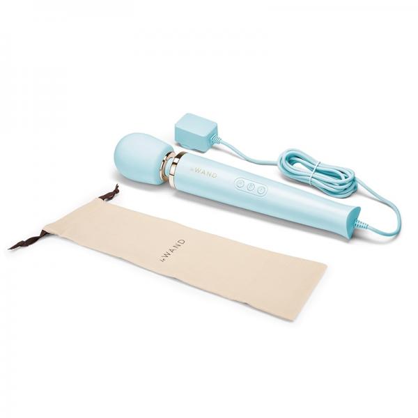 Le Wand Powerful Plug In Vibrating Massager Sky Blue