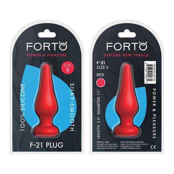 Forto F 21: Tear Drop Small Red