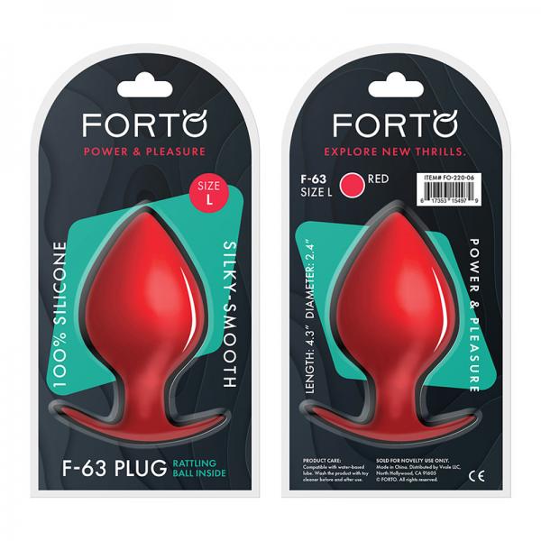 Forto F 63: Rattler Spade Lg Red