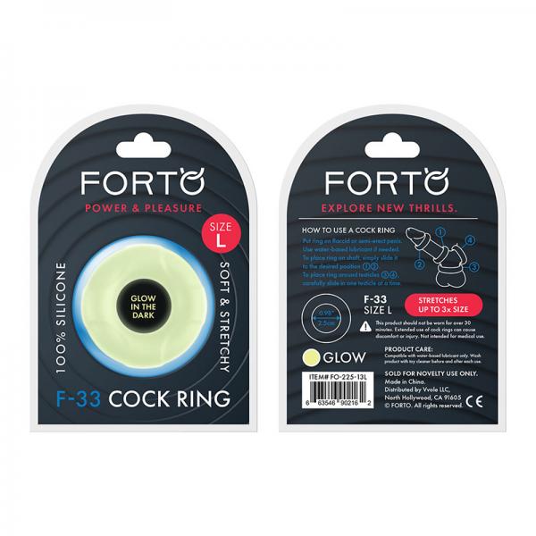 Forto F 33: 25mm 100% Liquid Silicone C Ring Lg Gitd