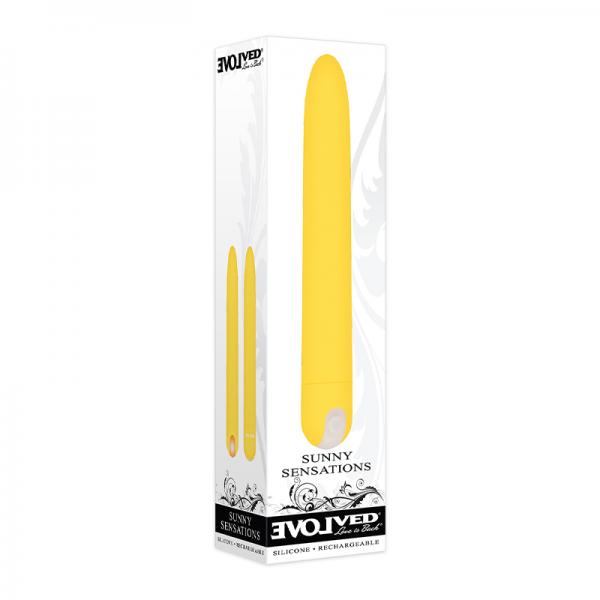 Evolved Sunny Sensations Rechargeable Silicone Yellow