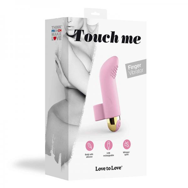 Love To Love Touch Me Pink Finger Vibrator