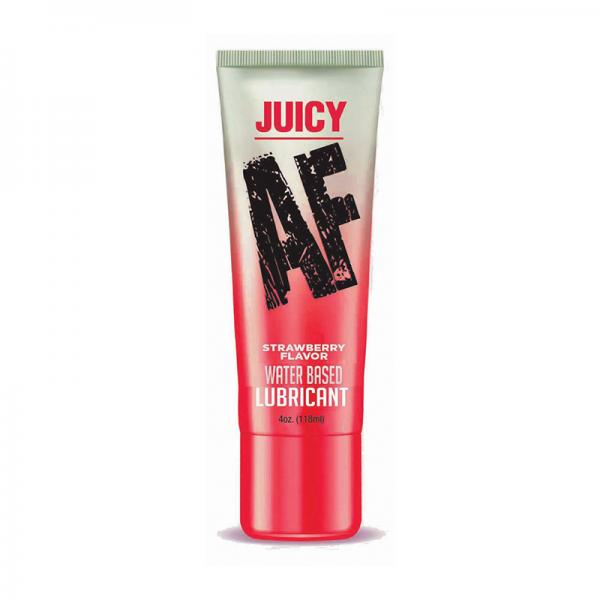 Juicy Af Water Based Lube Strawberry 4 Oz