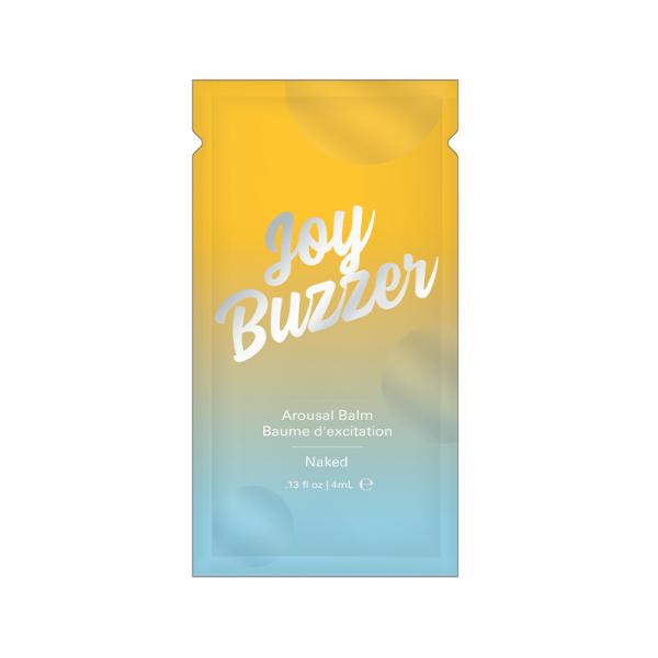 Joy Buzzer Clitoral Arousal Balm Naked .13 Oz Foil