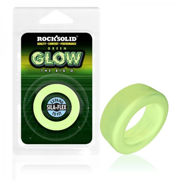 Rock Solid Sila Flex Glow In The Dark Big O C Ring Green