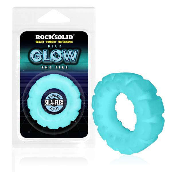 Rock Solid Sila Flex Glow In The Dark The Tire C Ring Blue