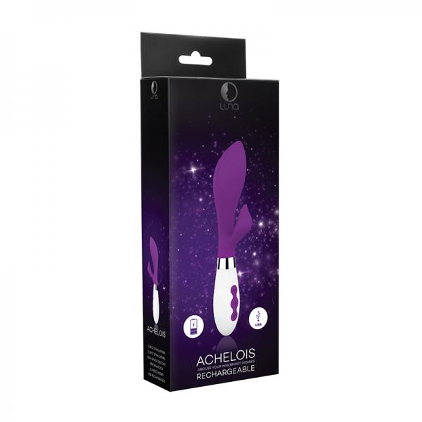Luna Achelois Rechargeable Dual Stimulator Purple