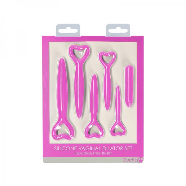 Ouch Silicone Vaginal Dilator Set Pink