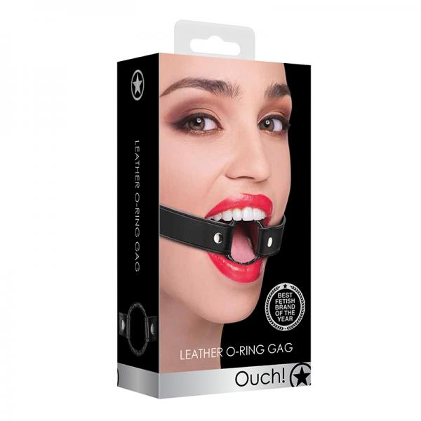 Ouch Wrapped O Ring Gag Black