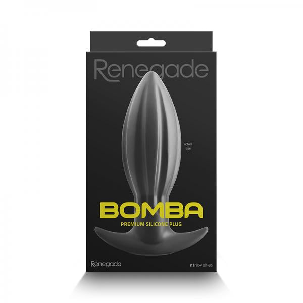 Renegade Bomba Anal Plug Black Medium