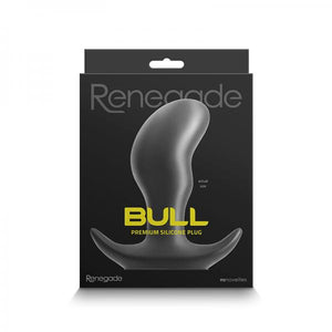 Renegade Bull Anal Plug Black Medium