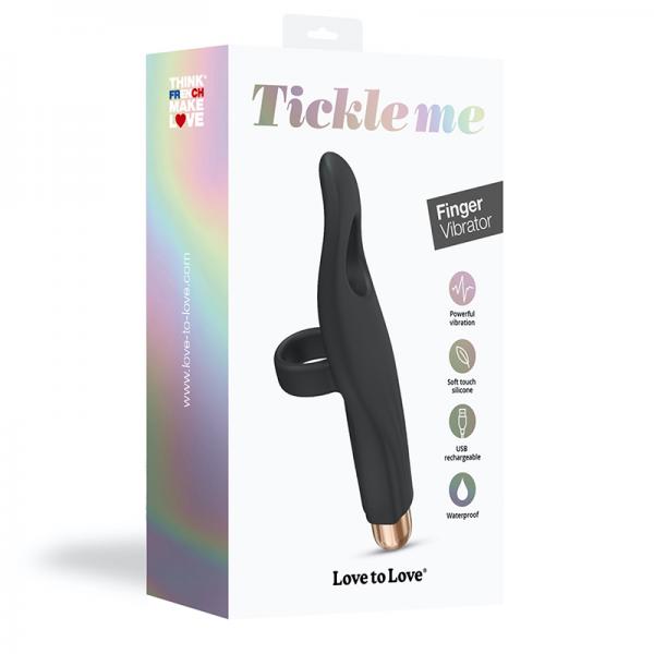Love To Love Tickle Me Finger Vibrator Noir