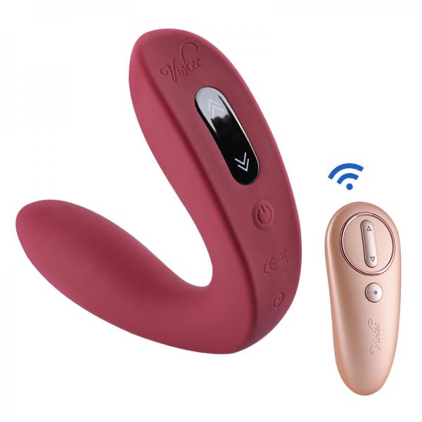 Hercules Remote C Shape Vibrating Plug Red