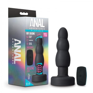 Anal Adventures Platinum Propel Plug Black