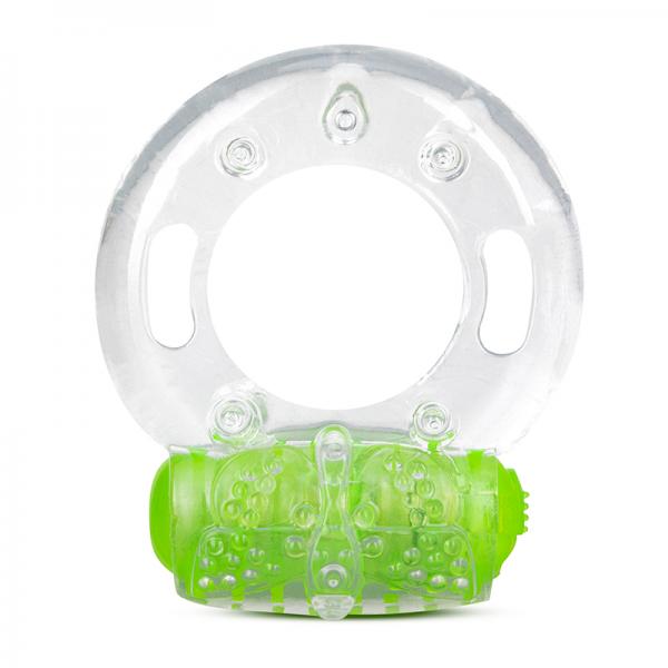 Play With Me Arouser Vibrating C Ring Green