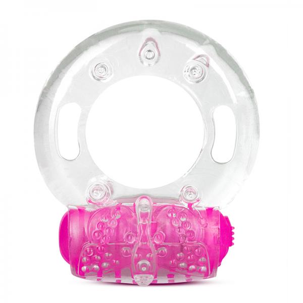 Play With Me Arouser Vibrating C Ring Pink