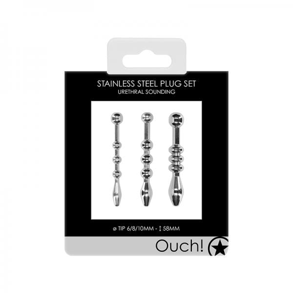 Urethral Sounding Metal Plug Set