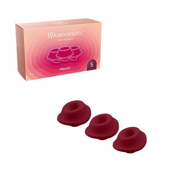 Womanizer Premium & Classic Heads Bordeaux Small Pack Of 3