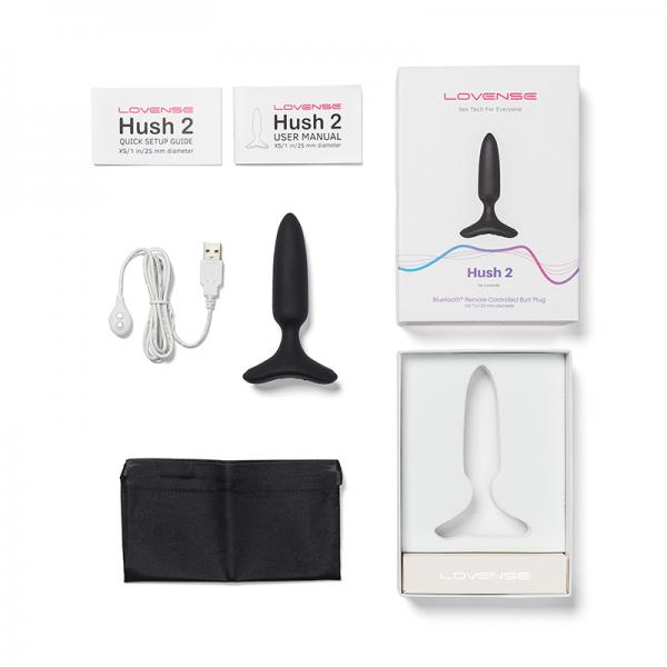 Lovense Hush 2 App Compatible Butt Plug 1 In.