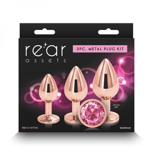 Rear Assets 3 Piece Trainer Kit Rose Gold Pink