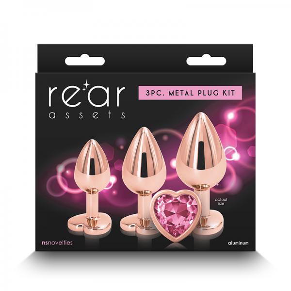 Rear Assets 3 Piece Trainer Kit Rose Gold Pink Heart