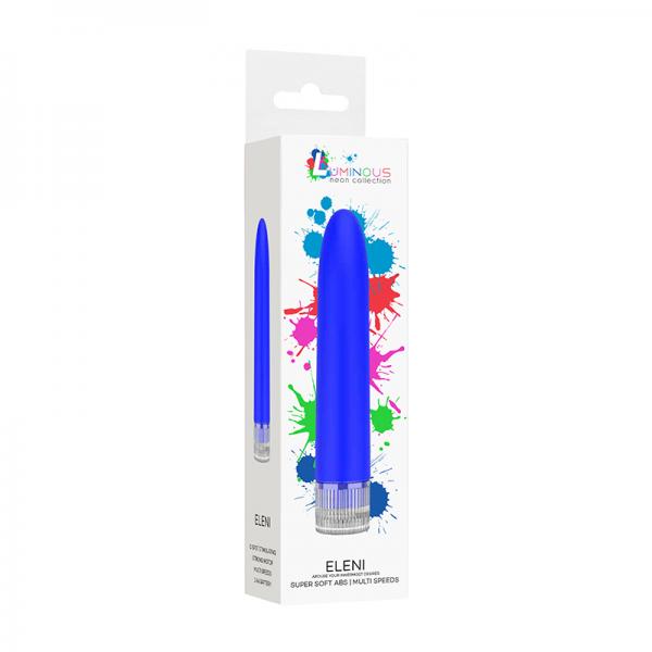 Luminous Eleni Super Soft Abs Multi Speed Vibrator Royal Blue