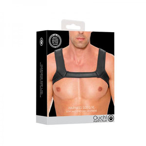 Ouch Neoprene Harness L/Xl Black