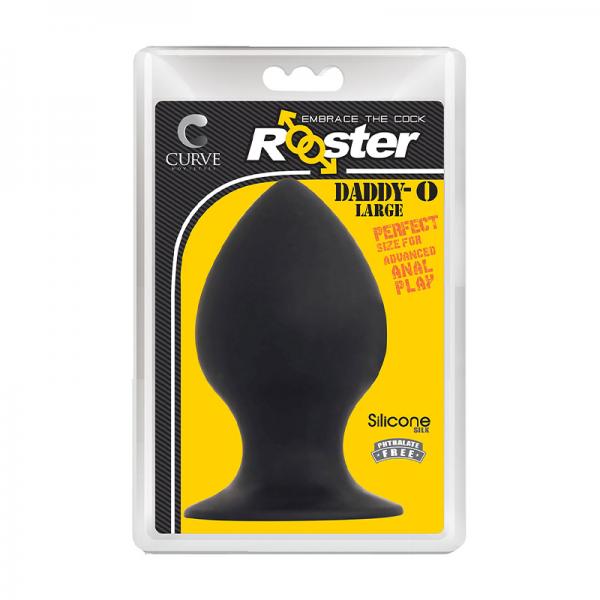 Rooster Daddy O Large Anal Plug Black