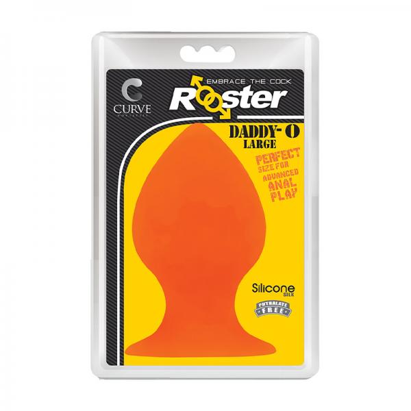 Rooster Daddy O Large Anal Plug Orange