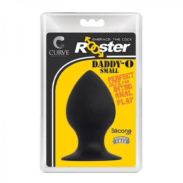 Rooster Daddy O Small Anal Plug Black