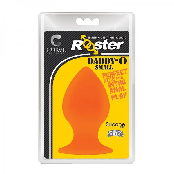 Rooster Daddy O Small Anal Plug Orange