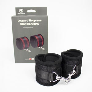 Spartacus Wrist Restraints Neoprene Black