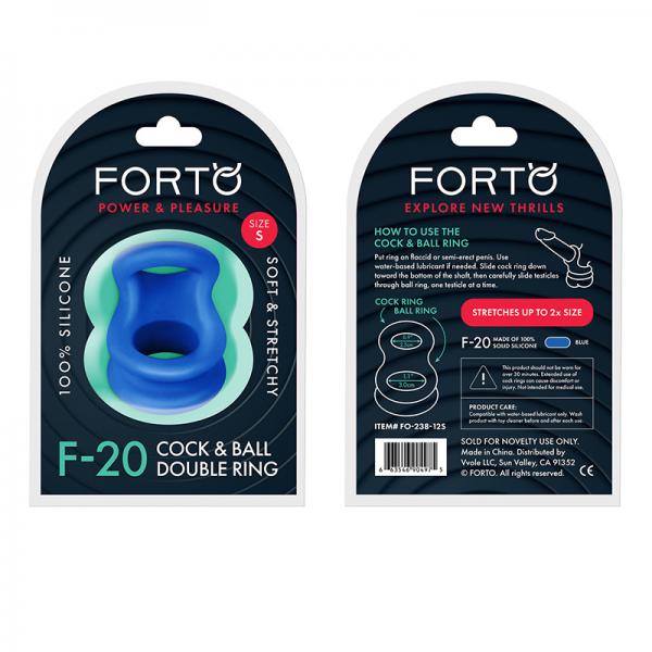 Forto F 20: Balls Stretcher Liquid Silicone 50/67 Blue