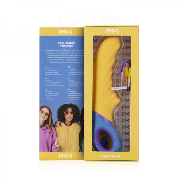 Pmv20 Tone G Spot Vibrator Silicone Yellow