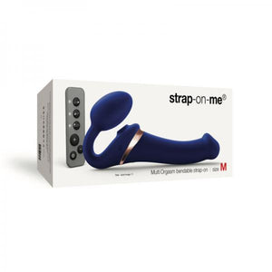 Strap On Me Multi Orgasm Bendable Strapless Strap On Medium Night Blue