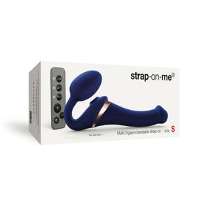 Strap On Me Multi Orgasm Bendable Strapless Strap On Small Night Blue